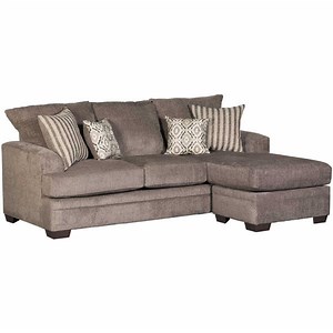 Cornell Pewter Sofa With Chaise