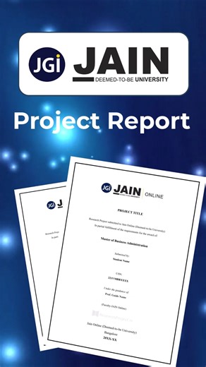 Jain Online University Project Available | MBA, MCA, M.Com, MA, BBA, BCA & BA 🎓