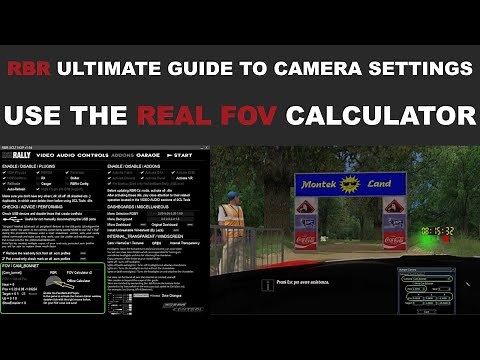 RBR Ultimate Guide To Camera Settings - Use The Real FOV Calculator