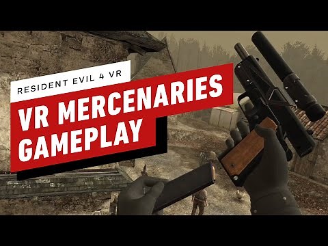 Resident Evil 4 VR - High Level Mercenaries Gameplay