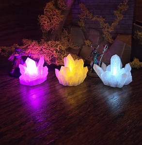 LED Giant Crystal Scatter Terrain - 3D Print, Dnd, D&D, TTG, RPG, Dungeon Terrain, Add-on, Glow Crystals - Etsy