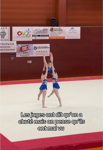 Pas grave on a un justo plein de strass 😽 #acrobatic #gymnastic #acrobatics #gymnastics #acrobaticgymnastics #acro #acrobate #acrosport #acrodance #acrobalance #acrobat #acrolove #gym #gymnast #gymgirls #balance #tempo #dance #motivation #training #gymtraining #trainingday #work #hardwork #hardworkpaysoffs #dream #dreambig #french #trio #gym #duo #trend #fail #fyp #fall