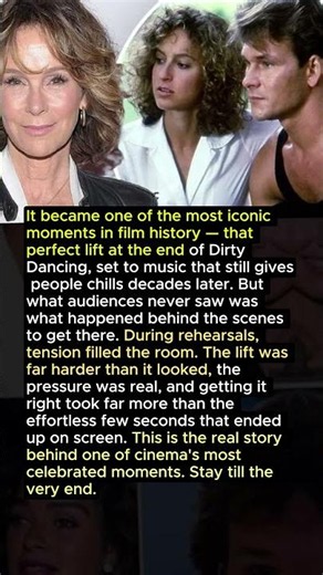 The Iconic Dirty Dancing Lift Almost Didn't Happen — Here's What Really Happened In Rehearsal