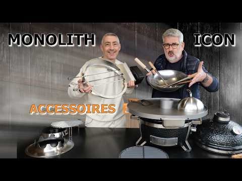 The Monolith Icon kamado and all its 2026 accessories! It's got everything you could want!