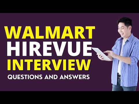 Top 25 Walmart HireVue Interview Questions and Answers for 2026