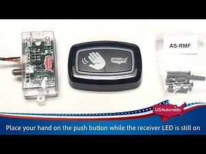 How to Program the USAutomatic Wireless Push To Operate Button – Tutorial