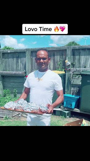 Traditional Fiji Style Lovo Cooking Process