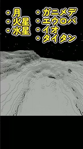 【MOD紹介】マイクラで宇宙に行けるMOD！月や火星！【Minecraft 1.19】#Shorts