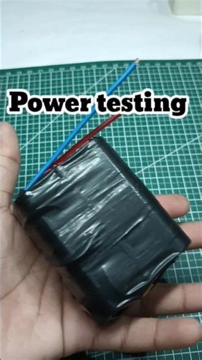 12v lithium-ion battery power testing #shortvideo #diyproject