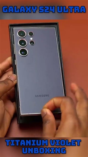 S24 Ultra Titanium Violet 😱 Unboxing!#viral