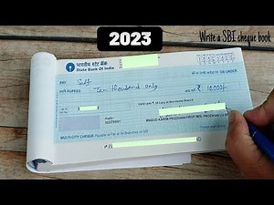 How to Write SBI Cheque Book Correctly | SBI Cheque Fill Up Step by Step 2026