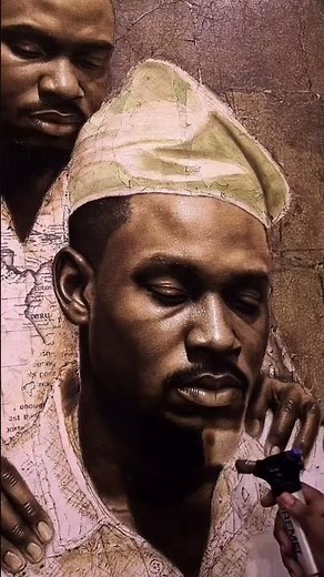 How to Paint a Masterpiece Using Only Fire #shorts #art