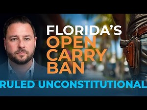 Can You Open Carry in Florida Now? Breaking Court Ruling Explained