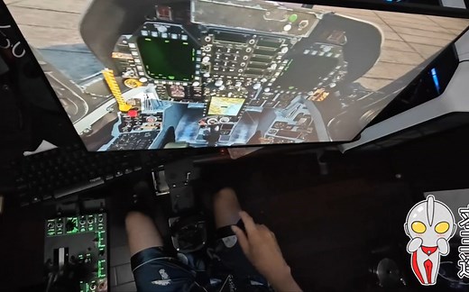 DCS中VR手势追踪配合指环鼠标的效果