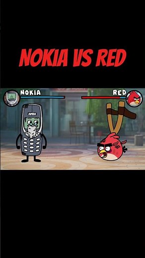 Nokia vs Red | Angry Birds #animation #cartoon #shorts