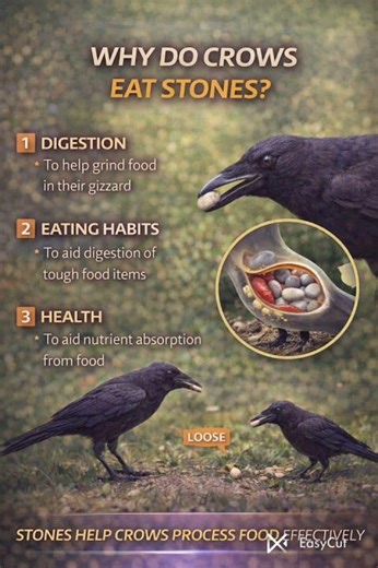 Why Do Crows Eat Stones? 🪨🐦 Science Explained