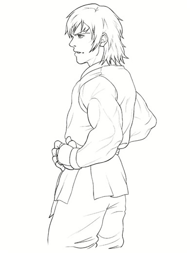 Ken Masters #sketch #streetfighter #drawing #art