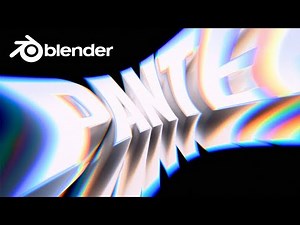 How to Make 3D Rainbow Text in Blender!