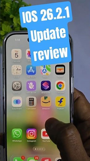 iPhone 17 iOS 26.2.1 Update Review 🚀 New Bug Fix & AirTag Features