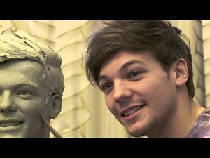 Sculpting Louis Tomlinson from One Direction at Madame Tussauds London
