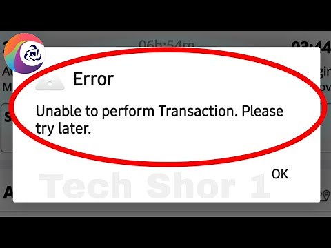 IRCTC Rail Connect App Fix Unable to perform Transaction Please try later Problem Solve