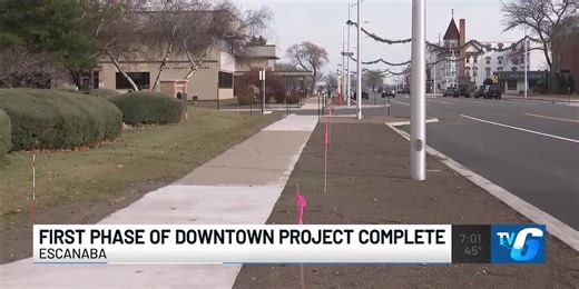 First phase of Downtown Escanaba project complete