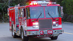 LAFD Engine 108 Responding
