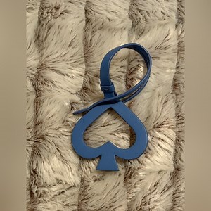 Kate Spade Cut Out Spade Keychain or luggage tag