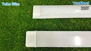 โคมไฟติดเพดาน ผนัง หลอดไฟ LED Tube Slim 40W 60W ยาว120cm  แสงขาว สว่างพิเศษ โคมไฟหน้าเรียบ นีออนแบบบาง ใช้ไฟฟ้า220V | Lazada.co.th