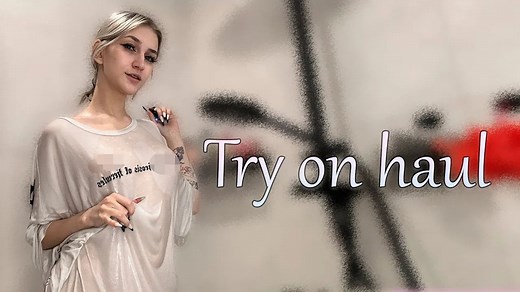[4K] Transparent Clothes | Dry vs Wet Try-on Haul with Moonsi - YTboob