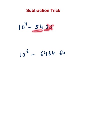 Subtraction Trick | Last from 10 All from 9 | Vedic Maths Fast Calculation | Vedic Maths | OMG Maths