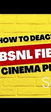 BSNL YUPP TV SCOPE HOW TO DEACTIVATE STEP BY STEP PROCESS | CINEMA PLUS
