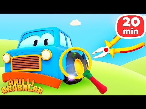 Çizgi film Akıllı Arabalar - Kıymık - Oto yıkama - İş arabaları! Özel bölümler - Türkçe dublaj