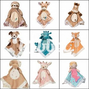 Personalized Baby Security Blanket: Embroidered Name, Satin Trim, Woodland Lovey - Etsy