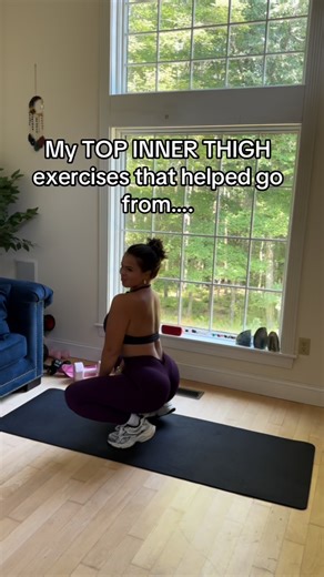 Let’s talk INNER THIGHS 👇 These are 3 of my favorite exercises to target, tighten, and sculpt your inner thighs. You don’t need to fear building muscle, muscle is what gives your legs shape, support, and tone. ✨ I used to just do cardio and wonder why my legs weren’t changing… Once I started training smart and building muscle, everything shifted. You won’t get bulky you’ll get sculpted. More strength = more confidence. Let’s go | Get Fit With Julia