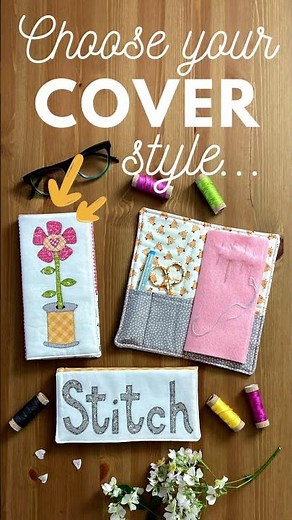 New Workshop! Make a cute needlebook & learn machine applique!!