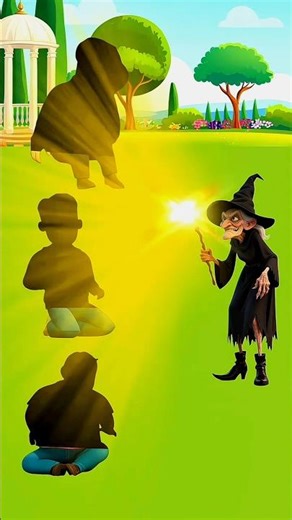 The Laughing Witch’s Magic Prank #cartoon #comedy #shorts