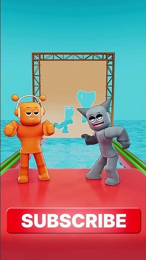 ¡Sprunki juega al Roblox Hole In The Wall!