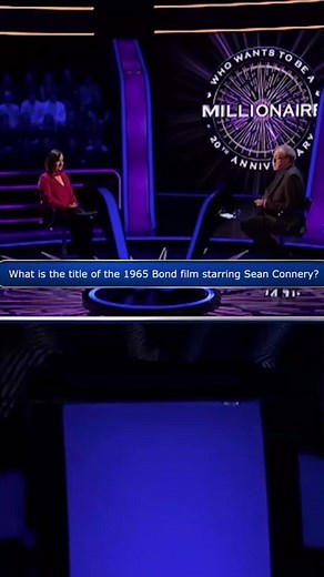 It was a bond, but which bond? #whowantstobeamillionaire #millionaire #jeremyclarkson #itv #quiz #jamesbond #cinema #film #bondfilms #trivia | Who Wants To Be A Millionaire?