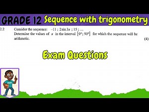 How to Solve Sequences with trigonometry functions | Grade 12 Sequences and Series!