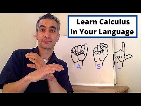 The Power Rule for Calculus Derivatives taught in American Sign Language