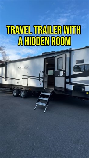 Open Roads Complete RV | The Dutchmen Astoria 2913FK is an awesome travel trailer with a whole closet that hides away behind your TV and fireplace. 🙏 This is one of... | Instagram