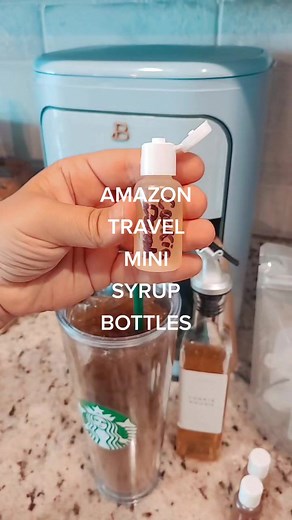 Mini Syrup Bottles for Coffee Lovers on Amazon