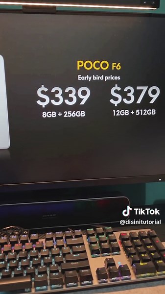 Poco F6 Global Price