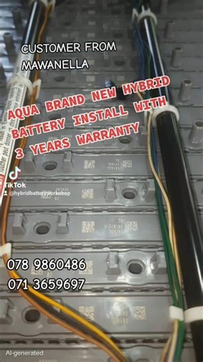 AQUA BRAND NEW HYBRID BATTERY INSTALL WITH 3 YEARS WARRANTY 0789860486 0713659697 HYBRID BATTERY