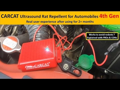 CARCAT 4th gen Ultrasound Rat Repellent for Automobiles