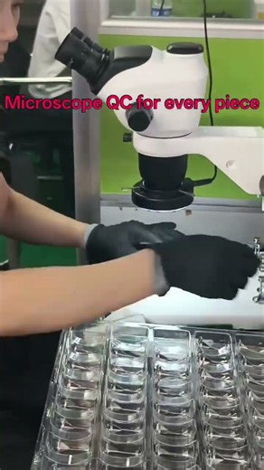Microscope Inspection Precision CNC Machining QC #machine #cncmachine