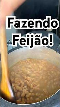 Como faço FEIJÃO! #feijão #comida #almoço #cozinhando #dialogue