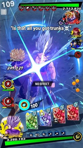 "New LR Legend SSJ Trunks Vs Ultra Beast Gohan🤯💥" #dragonballlegends #dblegends #dbl #anime #dbs
