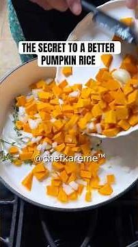 The Creamiest Pumpkin Rice in 60 Seconds